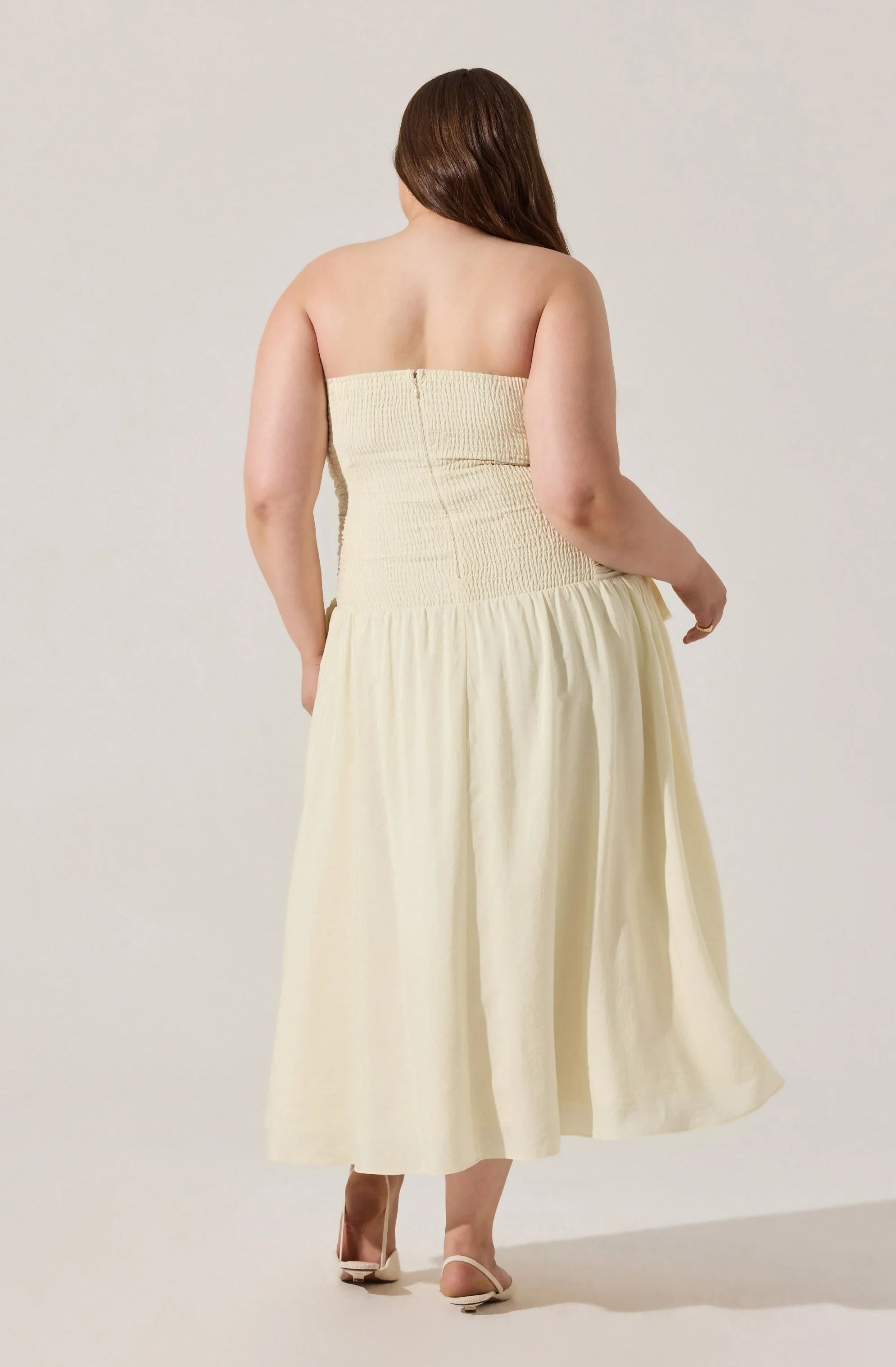 Lbruh Zori Strapless Maxi Dress