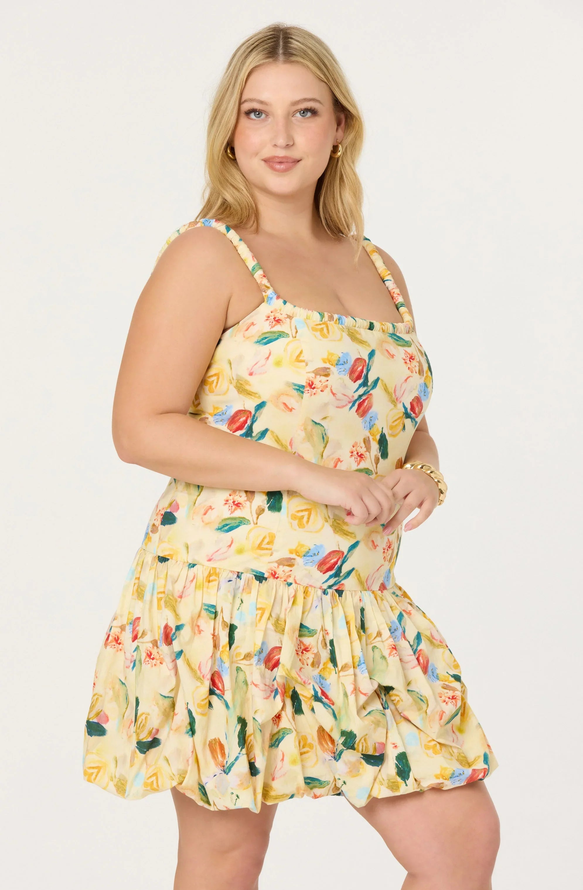 Lbruh Keyla Floral Bubble Dress