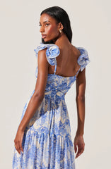 Lbruh Fritillaria Floral Maxi Dress