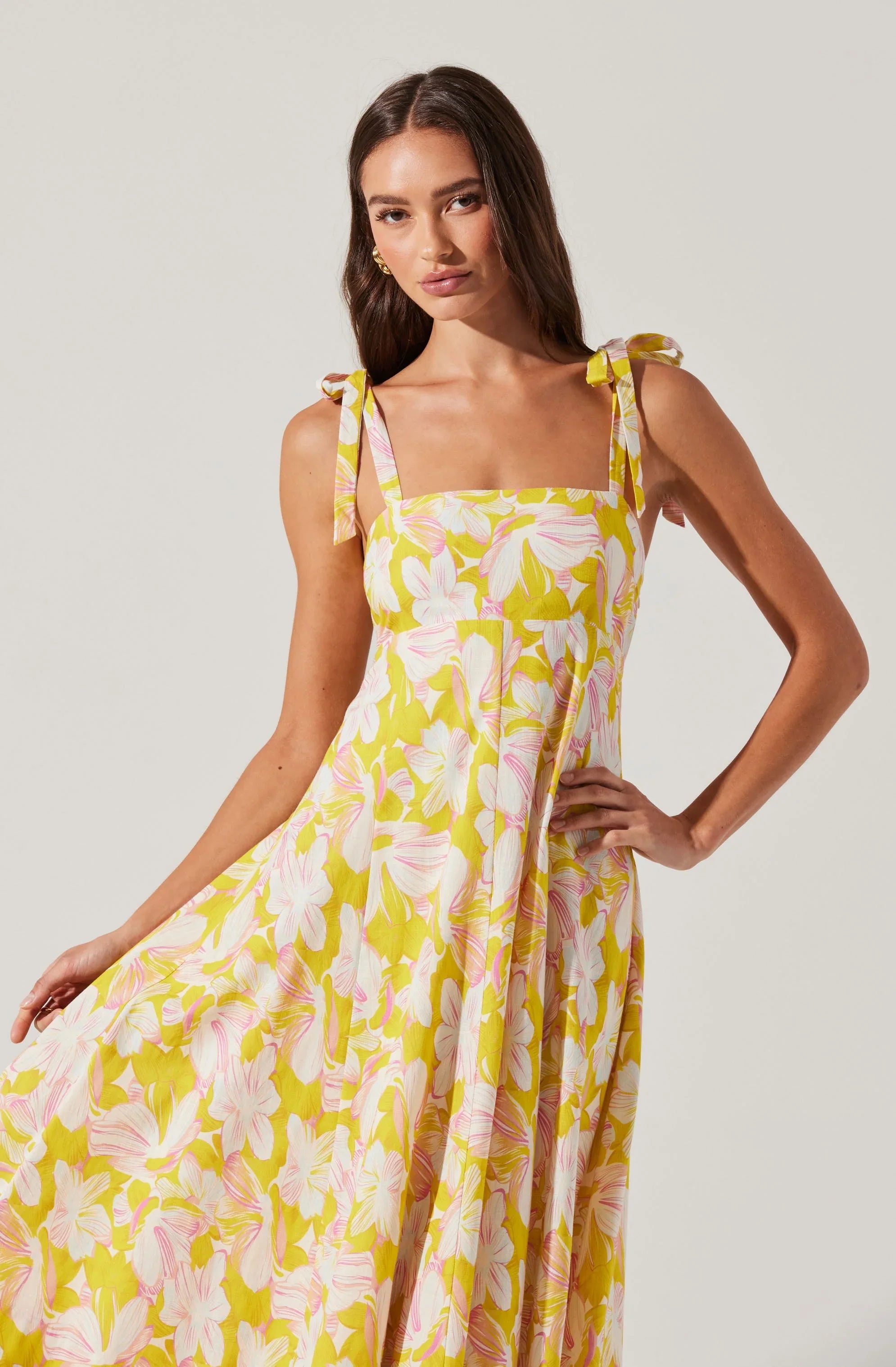 Lbruh Shiann Print Midi Dress