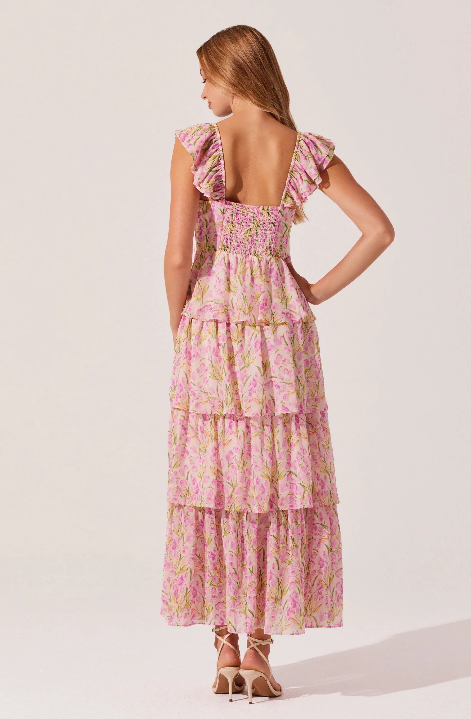Lbruh Midsummer Floral Tiered Maxi Dress