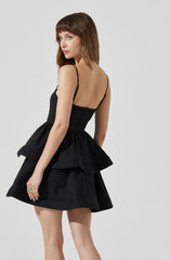 Lbruh Leola Tiered Skater Mini Dress
