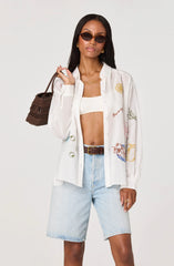 Inixyf Trace Embroidered Picnic Shirt