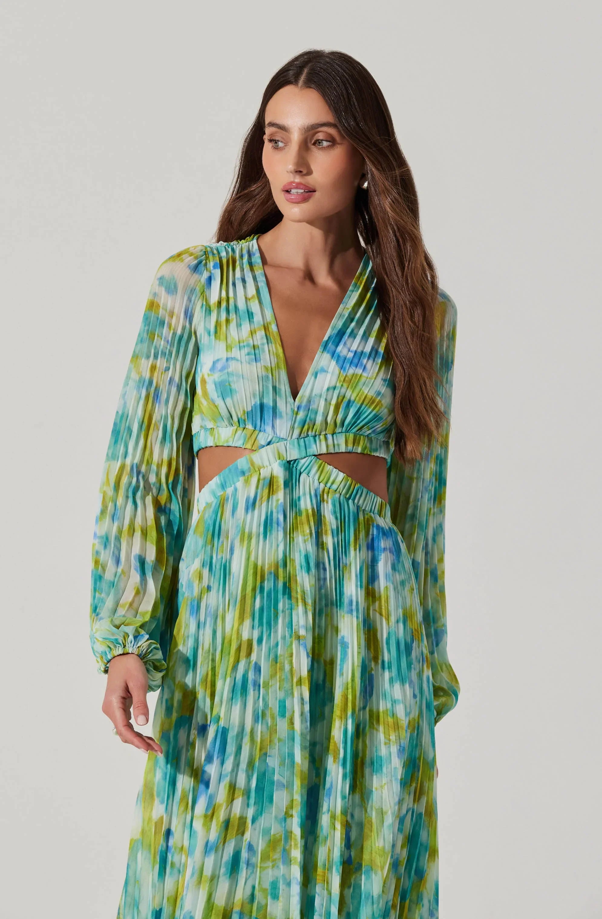 Lbruh Revery Floral Long Sleeve Maxi Dress
