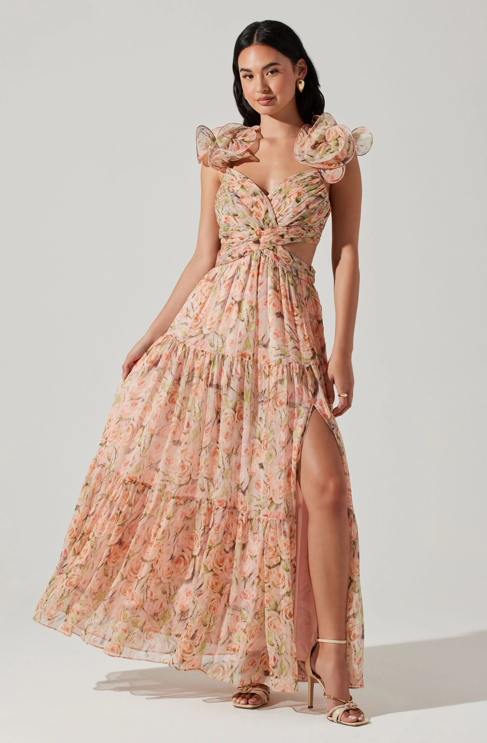 Lbruh Fritillaria Floral Maxi Dress