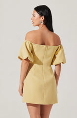 Lbruh Biviana Off Shoulder Mini Dress