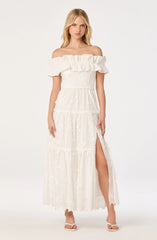 Inixyf Piccola Off Shoulder Maxi Dress