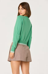 Inixyf Clovis Color Block Faux Layered Cardigan