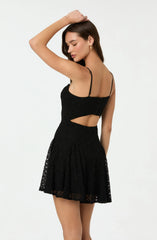 Lbruh Lace Bustier Mini Dress
