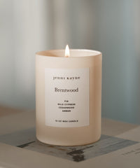 Brentwood Glass Candle