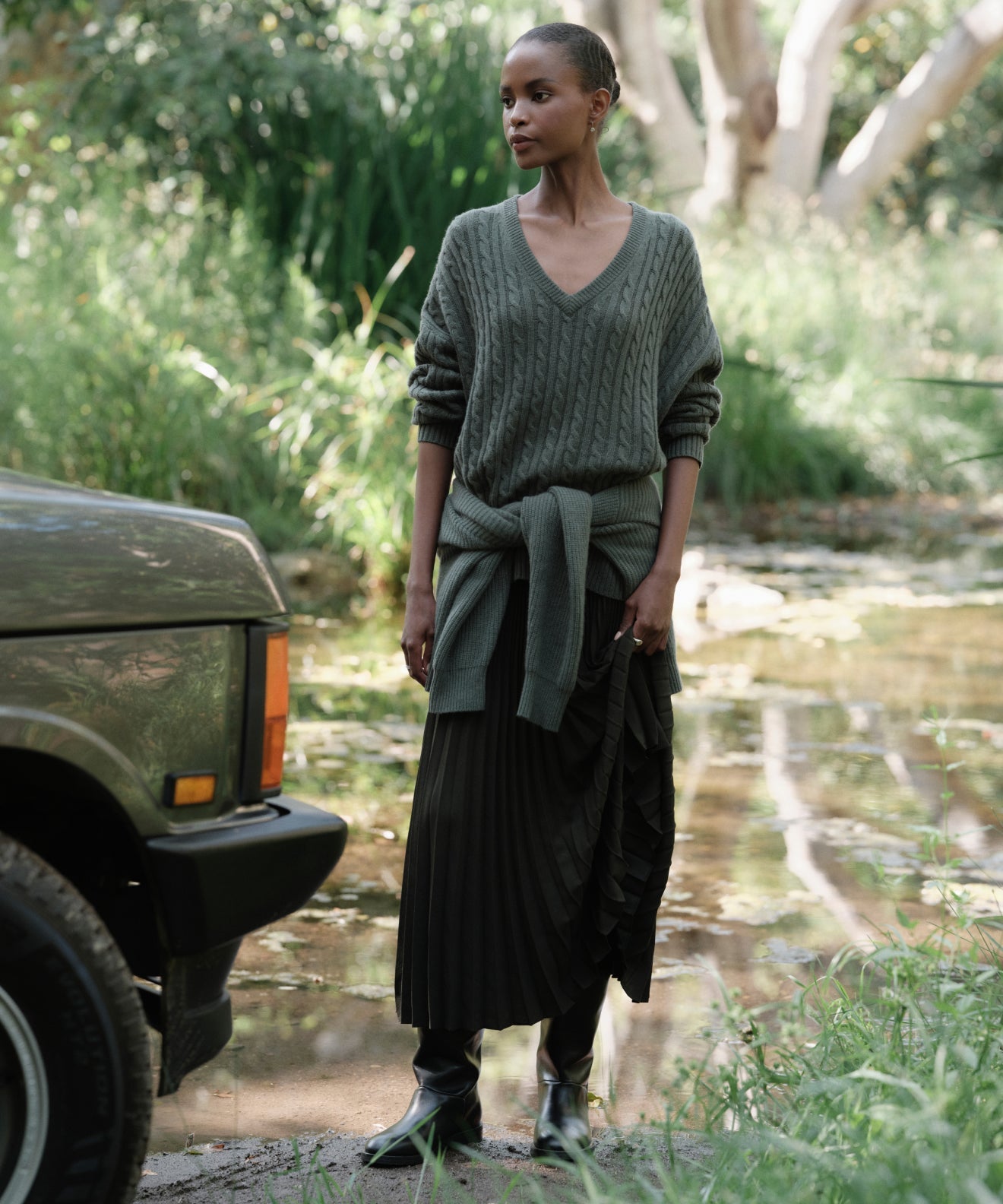 Pleated Skirt