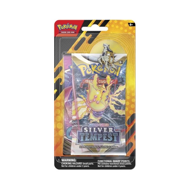 Pokémon TCG: 2 Booster Packs & Arceus Pin