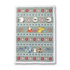 Pikachu, Fuecoco & Friends Pokémon Holiday Green Throw Blanket