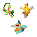 Grovyle, Combusken & Marshtomp Pokémon Pins (3-Pack)