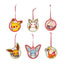 Pikachu, Fuecoco & Friends Pokémon Holiday Ceramic Ornaments (6-Pack)