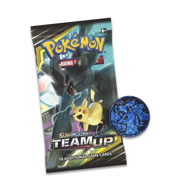 Pokémon TCG: Sun & Moon-Team Up 3 Booster Packs, Coin & Deoxys Promo Card