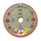 Pikachu & Fuecoco Pokémon Holiday Green Tree Skirt