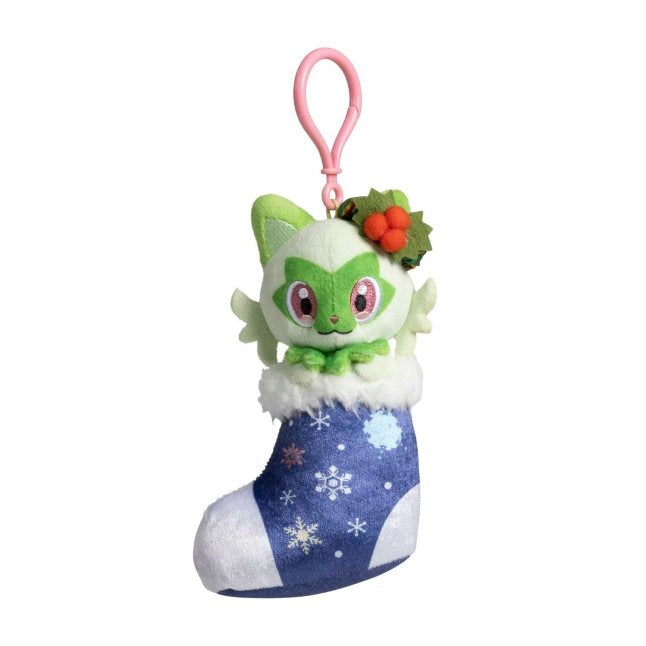 Sprigatito Pokémon Holiday Festival Plush Key Chain Secondary image