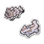 Zigzagoon & Linoone Pokémon Pixel Pins (2-Pack)