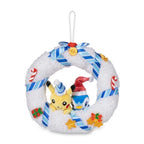 Pikachu & Piplup Pokémon Undersea Holiday Wreath Plush - 7 In.
