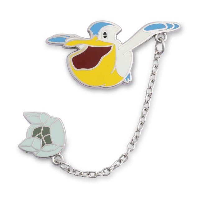 Pelipper with Damp Rock Pokémon Held Item Pin Secondary image