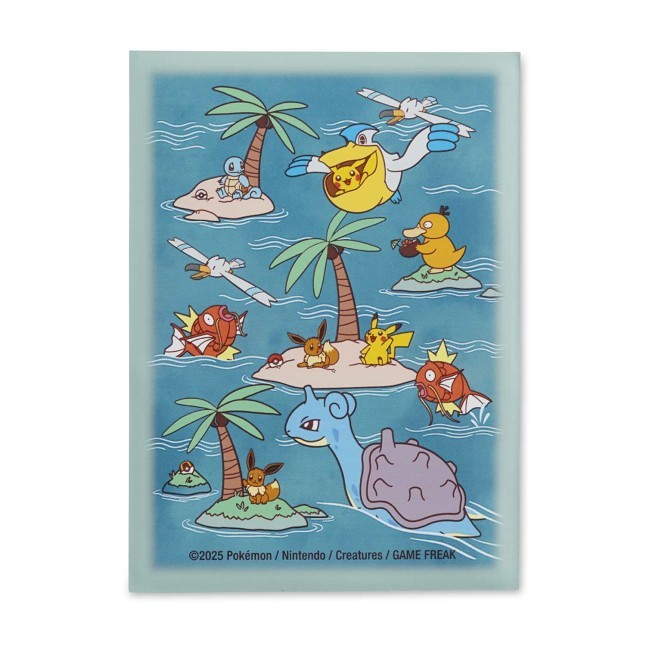 Pokémon TCG: Pokémon Sunny Sea Card Sleeves (65 Sleeves) Main image