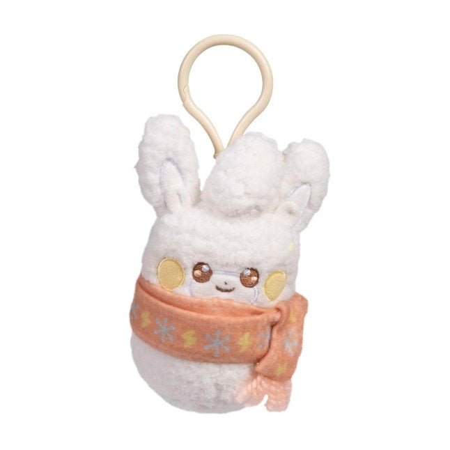 Pawmi Snowman Pokémon Holiday Plush Key Chain