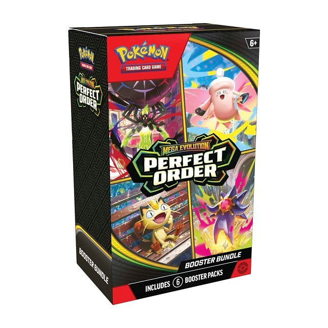 Pokémon TCG: Mega Evolution-Perfect Order Booster Bundle (6 Packs)