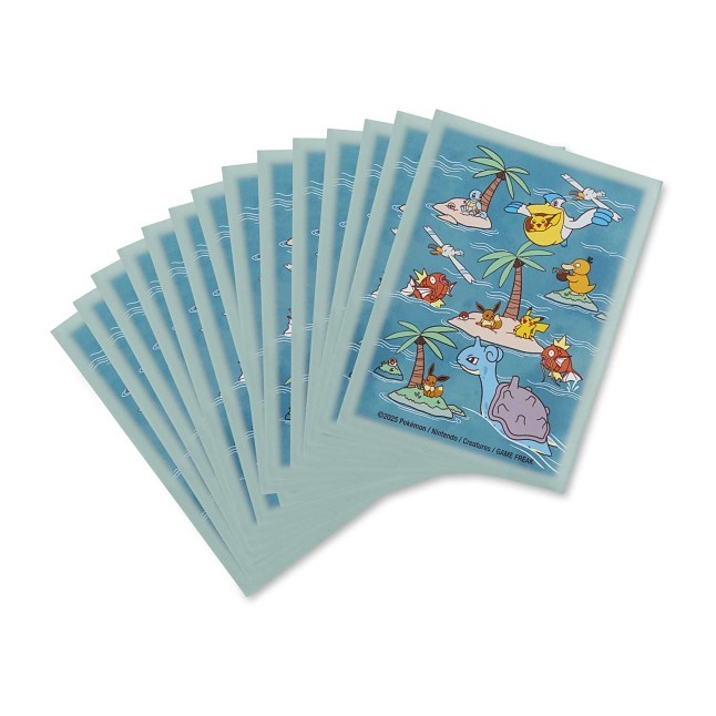 Pokémon TCG: Pokémon Sunny Sea Card Sleeves (65 Sleeves) Secondary image