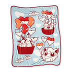 Hearts Take Flight Fleece Throw - 50 In. by 60 In.