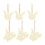 Pikachu Pokémon Winter Wonders Flat Brass Ornaments (6-Pack)