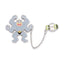 Machamp with Macho Brace Pokémon Held Item Pin