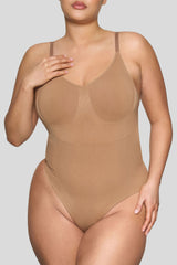 BOOMBA | Caramel Bodysuit Thong Shapewear