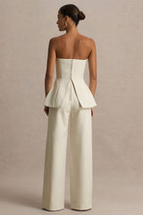 Zoey | Nude Bandeau Jumpsuit