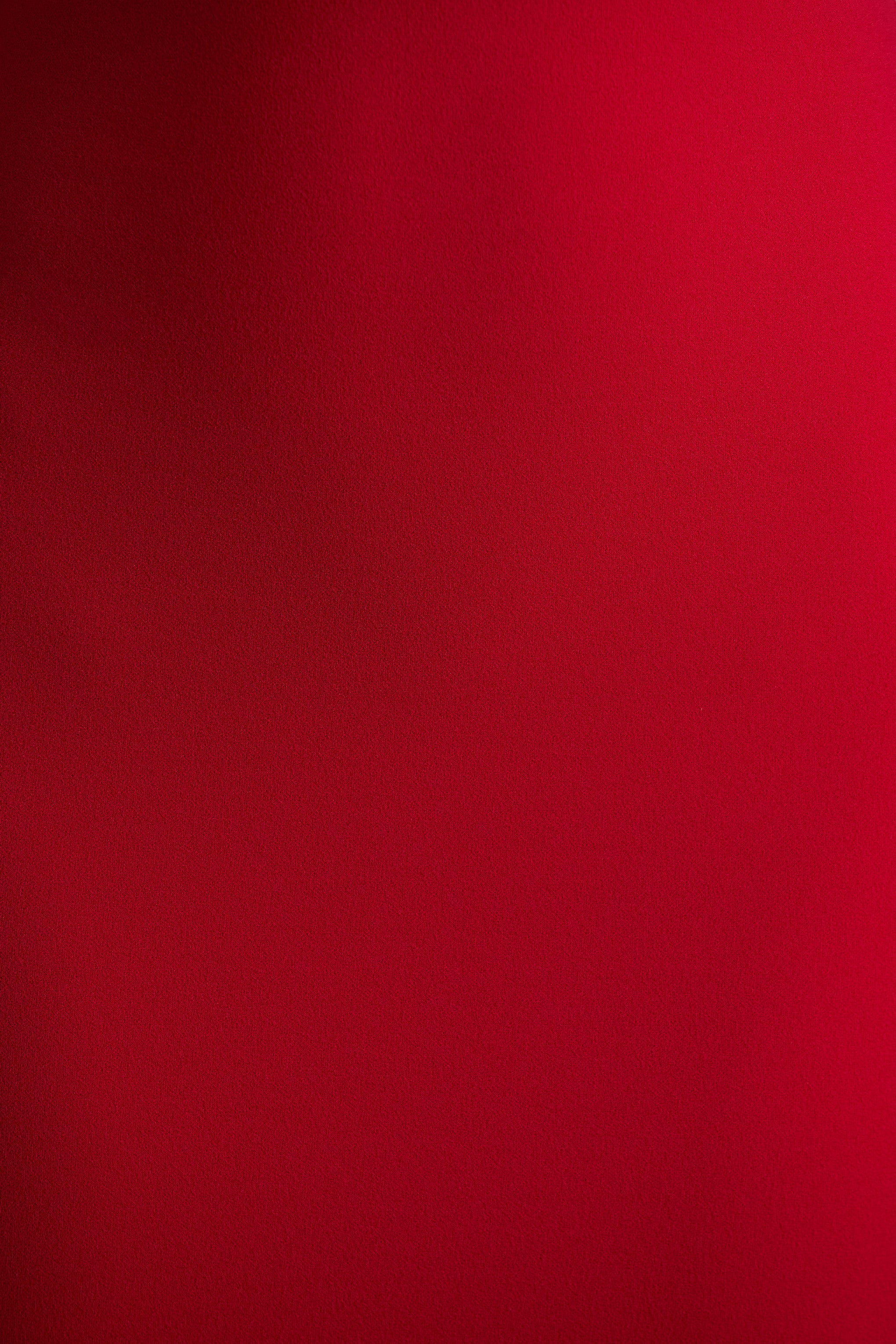 Dakota | Red Puff-Sleeve Midi Dress